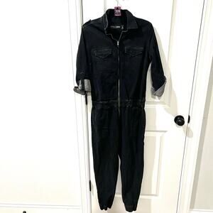 NWOT Gabrielle Union s overalls jumpsuit black